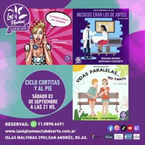 CORTITAS Y AL PIE CARTELERA SEPTIEMBRE 2022