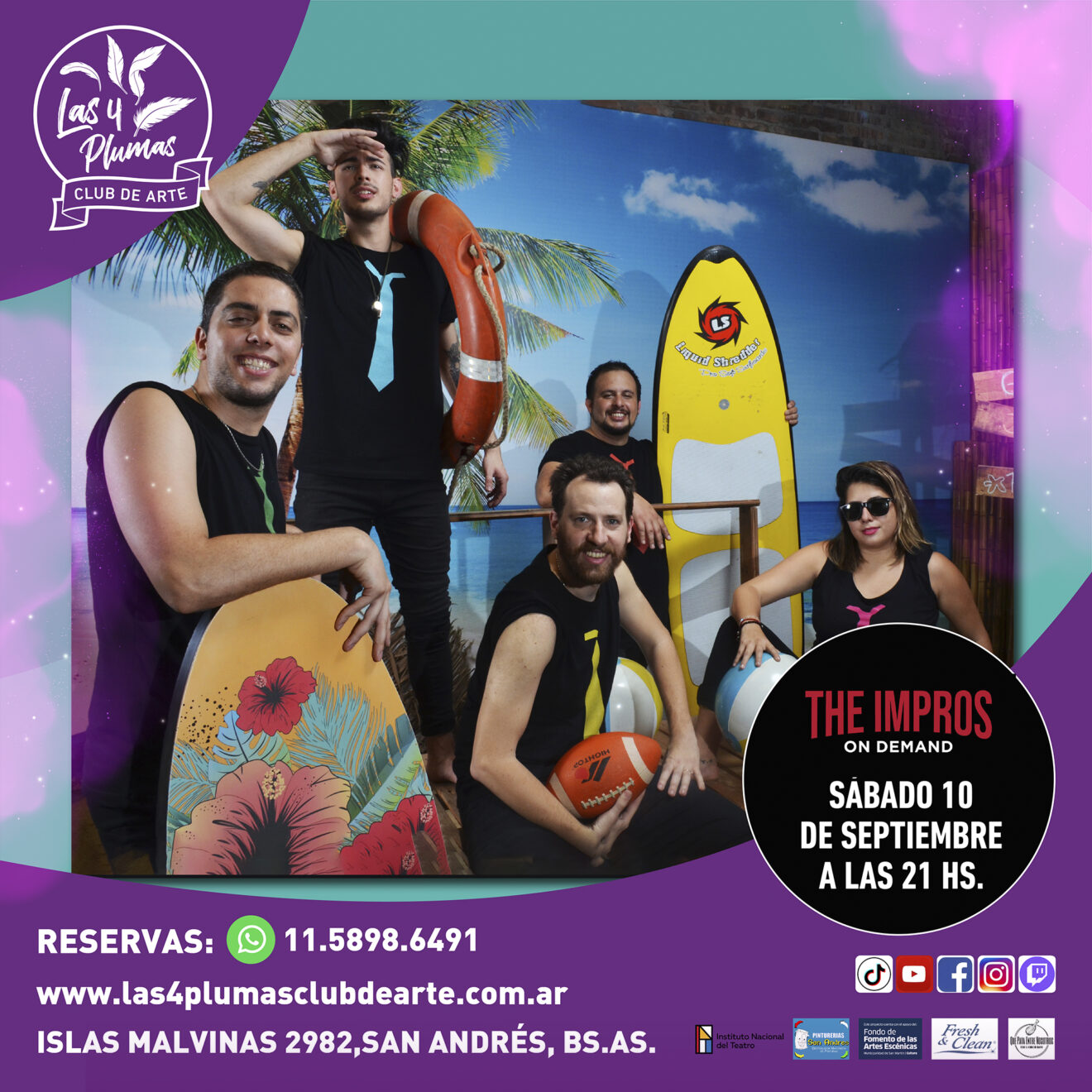 THE IMPROSS CARTELERA SEPTIEMBRE 2022
