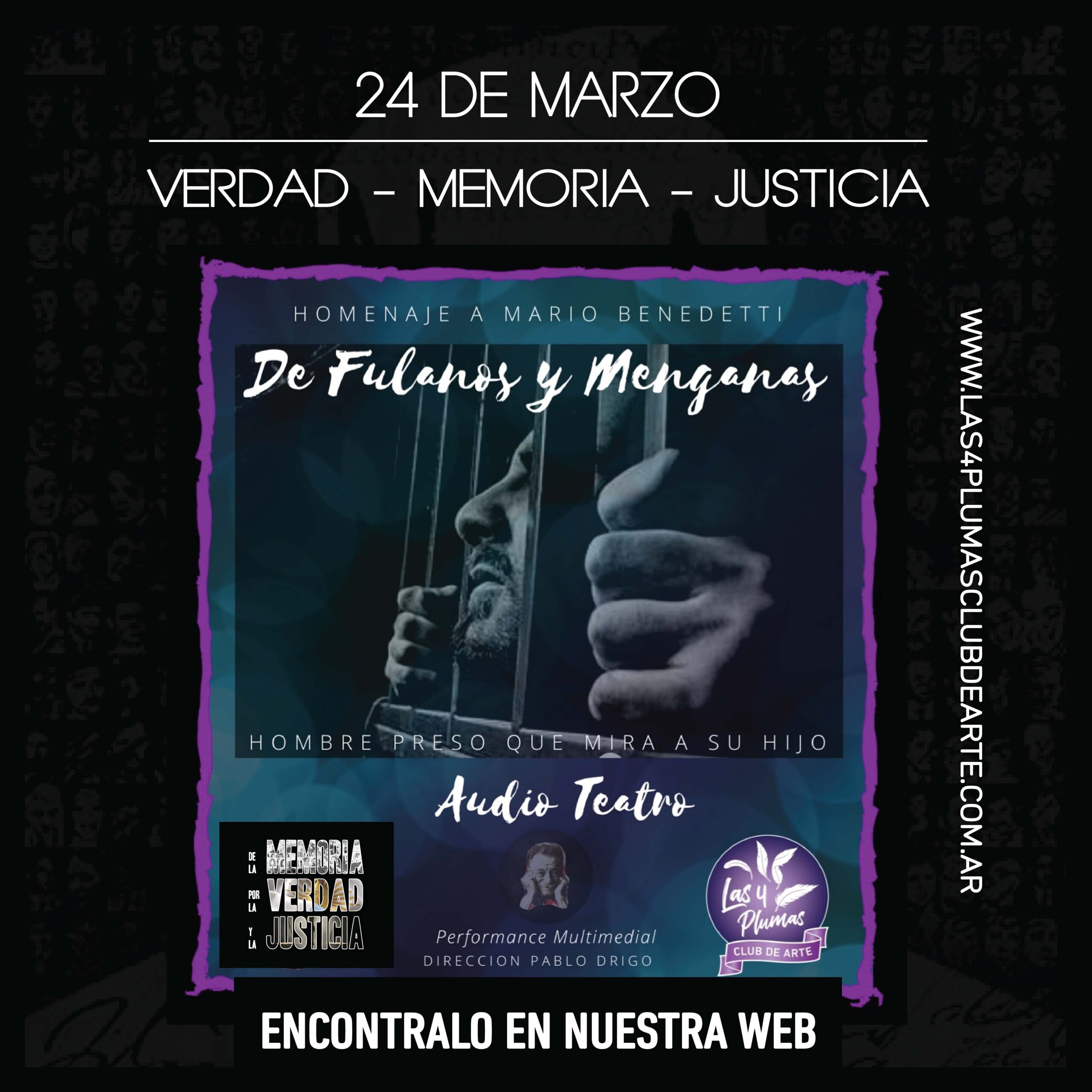 AUDIO TEATRO HOMBRE PRESO QUE MIRA A SU HIJO