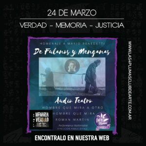 AUDIO TEATRO HOMBRE QUE MIRA A OTRO HOMBRE QUE MIRA