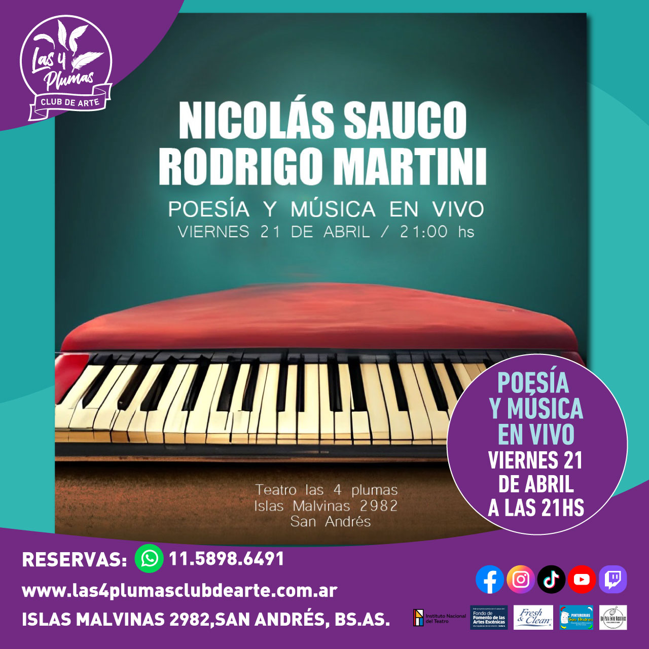 POESIA Y MUSICA EN VIVO