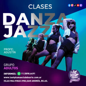 DANZA JAZZ LAS 4 PLUMAS CLUB DE ARTE