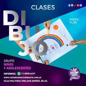 DIBUJO LAS 4 PLUMAS CLUB DE ARTE